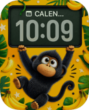 Playful Monkey Jungle watch face preview for Apple Watch