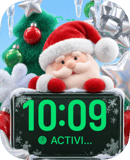 Plush Santa Apple Watch face - Holidays