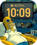 Poolside Cartoon Dad watch face preview for Apple Watch