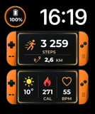 Press Start watch face for Apple Watch