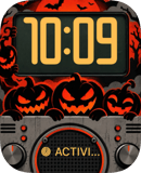 Pumpkin Radio watch face preview image for Apple Watch