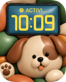 Puppy Pile Apple Watch face - Art