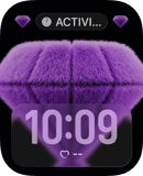Purple Lips watch face preview for Apple Watch