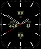 Quarter Past watch face preview image for Apple Watch
