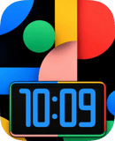 Quarter Round Apple Watch face - Art