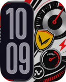 Racing Bolt watch face preview for Apple Watch