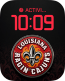 Ragin' Cajuns watch face preview for Apple Watch