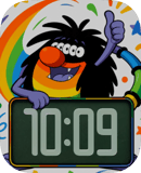 Rainbow Rascal watch face preview image for Apple Watch