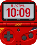 Red Clamshell watch face preview image for Apple Watch