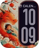 Dragon Friend watch face preview for Apple Watch