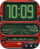 Red Raceway watch face preview image for Apple Watch