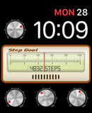 Retro Gauge Panel watch face preview for Apple Watch