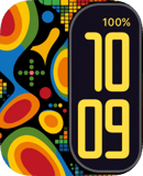 Retro Orbit Pop watch face preview for Apple Watch
