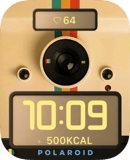 Retro Polaroid Camera watch face preview for Apple Watch