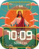 Risen Jesus watch face preview for Apple Watch