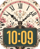 Rose Parlor watch face preview for Apple Watch