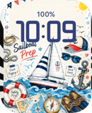 Sailboat Prep watch face preview for Apple Watch