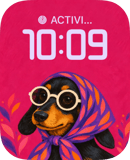 Scarf Scholar watch face preview image for Apple Watch