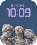 Sculpted Sisters watch face preview image for Apple Watch