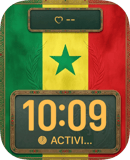 Senegal Flag watch face preview for Apple Watch
