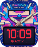 Shock Resist Baby-G watch face preview for Apple Watch