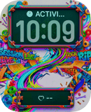 Skate Splash Riot watch face preview for Apple Watch