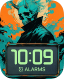 Skull Tide watch face preview for Apple Watch