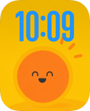 Smiling Sun Apple Watch face - Art