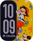 Snoopy Dancing Doodle watch face preview for Apple Watch