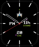 Spacebar watch face preview image for Apple Watch
