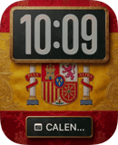 Spain Flag watch face preview for Apple Watch