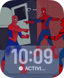 Spider-Man meme watch face preview for Apple Watch