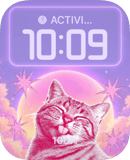 Starry Blep watch face preview image for Apple Watch