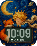 Little Prince watch face preview for Apple Watch