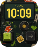 Sticker Arcade watch face preview for Apple Watch