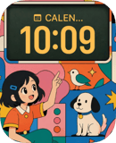 Storybook Walk watch face preview for Apple Watch