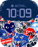 Streetwear Mashup watch face preview image for Apple Watch