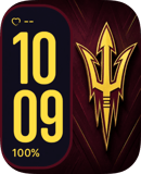 Sun Devils watch face preview for Apple Watch