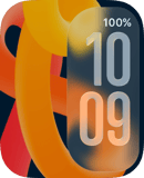 Sunrise Panels watch face preview for Apple Watch