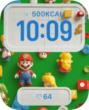 Super Mario Toybox watch face preview for Apple Watch