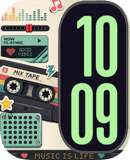 Tape Stack watch face preview for Apple Watch