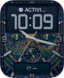 Teal Multi Dial watch face preview for Apple Watch