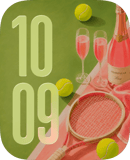 Tennis Toast watch face preview for Apple Watch