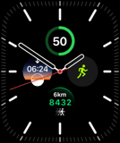 The Scenic Route watch face preview image for Apple Watch