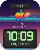 Think Different Sunset watch face preview for Apple Watch