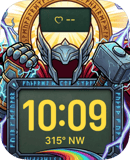 Thor Armor watch face preview for Apple Watch