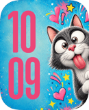 Tongue Out watch face preview for Apple Watch