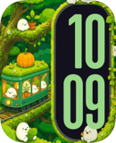 Totoro Forest Spirits watch face preview for Apple Watch