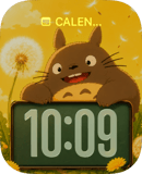 Totoro Yellow Smile watch face preview for Apple Watch