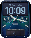 Touch Solar Blue watch face preview for Apple Watch